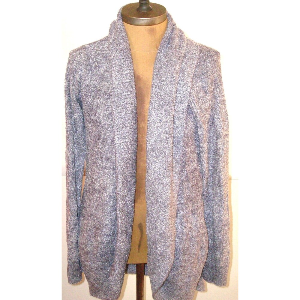 New NWT S Deep Violet barefoot dreams Circle cardigan Purple Sweater Womens